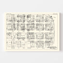 Vintage Map of Dayton, OH Business Section 1929