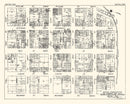 Vintage Map of Dayton, OH Business Section 1929