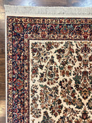 Karastan Rug 5.9 x 9, Ivory Sarouk
