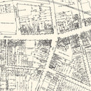 Vintage Map of Elizabeth, NJ Business Section 1929