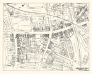 Vintage Map of Elizabeth, NJ Business Section 1929