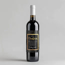 Gold Christmas Milestone Wine Label