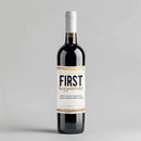 Silver Purchase Milestone Wine Label