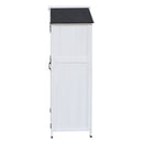 67' White Fir Wood Storage Shed with Double Doors