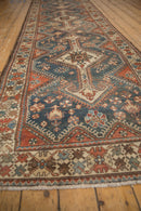 4x14 Vintage Distressed Hamadan Rug Runner