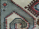 4' X 7' Vintage Handmade Knotted Rug India Caucasian Wool Soft Green Organic
