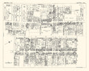 Vintage Map of Montreal, Canada 1929