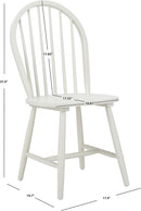Camden 18 Inch Farmhouse Black Spindle Back Dining Chairs Pair