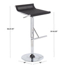 Mirage Ale - Contemporary Adjustable Bar Stool