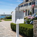 Retrobox Locking Package Dropbox in ARCTIC WHITE - Modern Mailbox