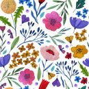 Modish Summer Flowers Wallpaper