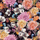 Cotton with Flowers Wallpaper