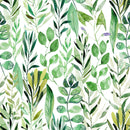 Modish Green Plants Wallpaper Vogue