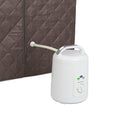 Personal Steam Sauna for Weight Loss, Detox & Relaxation at Home, Chair Included - Black Coffee