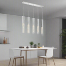Hanging Crystal Light Fixture for Lobby, Staircase, Stairwell