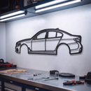 2017 5 Serie Metal Car Wall Art - MT0576