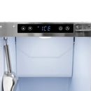 ZLINE 15" Touchstone Clear Cube Ice Maker Drain Pump Panel Ready Door Black Matte Door ICCDPZ-15-MB