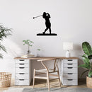 Female Golfer Metal Wall Art – Women's Golf Sports Home & Office Decor