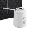 Personal Steam Sauna for Weight Loss, Detox & Relaxation at Home, Chair Included - (Black)
