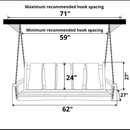 Keystone Amish Co. Palmer Live Edge Porch Swing