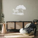 Zebra Tree - Metal Wall Art