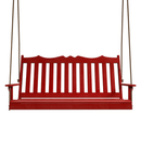 Keystone Amish Co. 4 Foot York Porch Swing, Red