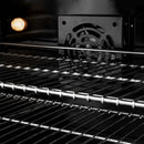 ZLINE 30" Select Gas Range Convection Gas Oven Black Stainless Steel Brass Burners HGRB-BR-30