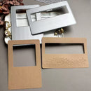 Slim Rectangle Scrapbooking Cutting Die by Wizardi QJ08