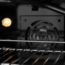 ZLINE 30 in.Gas Range, Convection Gas Oven, Brass Burner, Black Stainless Steel, SGRB-BR-30