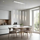 Hanging Crystal Light Fixture for Lobby, Staircase, Stairwell