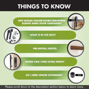 Non-Bypass Sliding Barn Door Hardware Kit - Classic Design Roller