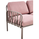 Patio indoor/ outdoor garden 2 single sofa armchairs plastic with soft cushion Weather waterproof chair Sectional Furniture for Balcony Garden Pool Lawn Backyard morden design sitting room sofa table