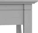 Bush Furniture Key West 60W L Shaped Desk Cape Cod Gray