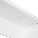 Full Size Murphy Bed Wall Bed with Closet ,Drawers and Table,White
