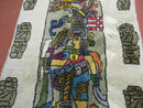4' X 7' Vintage Handmade Knotted Tribal Nomadic Shag Wool Rug Carpet Prince