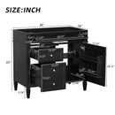 Bathroom Vanity With 2 Drawers And Tip-Out Drawer, Storage Cabinet