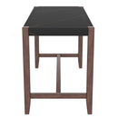 5-Piece Counter Height Dining Set, Faux Marble Bar Table with 4 Upholstered Chairs, Mid-Century Style for Kitchen or Small Spaces
