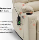 Medium Wide Power Lift Recliner Chair With Massage