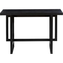 Bar Table, Extra Long Entryway Table for Entryway, Hallway, Living Room, Foyer, Corridor, Rectangular Wood High Top Kitchen Dining Table, Black