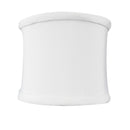 4"W x 4"H Down White Clip-on Sconce Half-Shell Lampshade