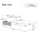 Outdoor Daybed, Patio Rattan Daybed with 5-Position Adjustable Backrest and Removable Cushions & Pillows for Garden, Backyard, Poolside