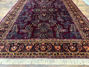 Antique Karastan Rug 8.6 x 12, Wool Pile, Vintage Discontinued Karastan Sarouk Lanamar