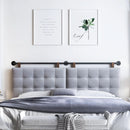 Adjustable Wall Mounted King Size Headboard with Tufting