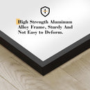 Full Length Floor Mirror 59x17 Aluminum Frame for Bedroom