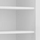 U-Can 78.7''H Hall Tree with Bench and 5 Storage Cubbies, Modern Entryway Storage Organizer Cabinet with 4 Doors, 5 Drawers and Adjustable Shelves for Hallway, Entryway, Living Room