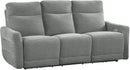 Rainwood Wallhugger Power Reclining 3 Piece Dove Gray