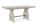 Bronwyn - Rectangular Counter Dining Table - Alabaster