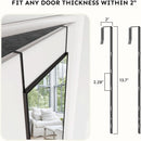 48x14 Inch Full Length Tempered Glass Door Mirror Over Door