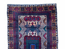 3 X 5 Vintage Handmade Tribal Wool Rug Balouchi Rug Afghan Rug Red Beige Nice