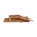 Oversize Wooden Outdoor Folding Adirondack Chair with Pre-Assembled BackRest & SeatBoard, Wood Patio Chair for Garden Backyard Porch Pool Deck Firepit